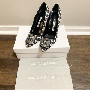 ✅SOLD✅NIB Manolo Blahnik Hangisi 105mm size 7.5